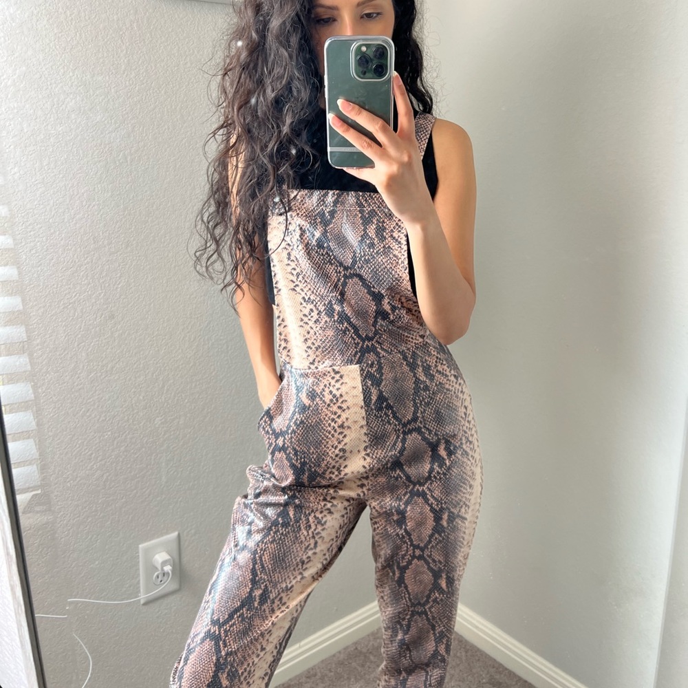 Missguided Snake Overalls